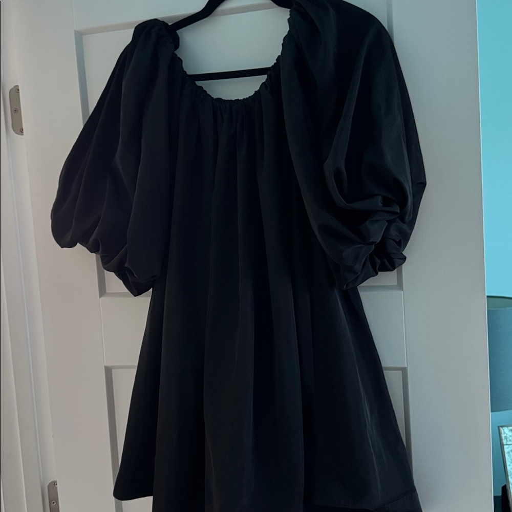 Anthropologie Black Mini Dress
